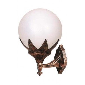 COPPER COLOR WALL GARDEN sconce 29 x 25 CM LOAD: 38 CM